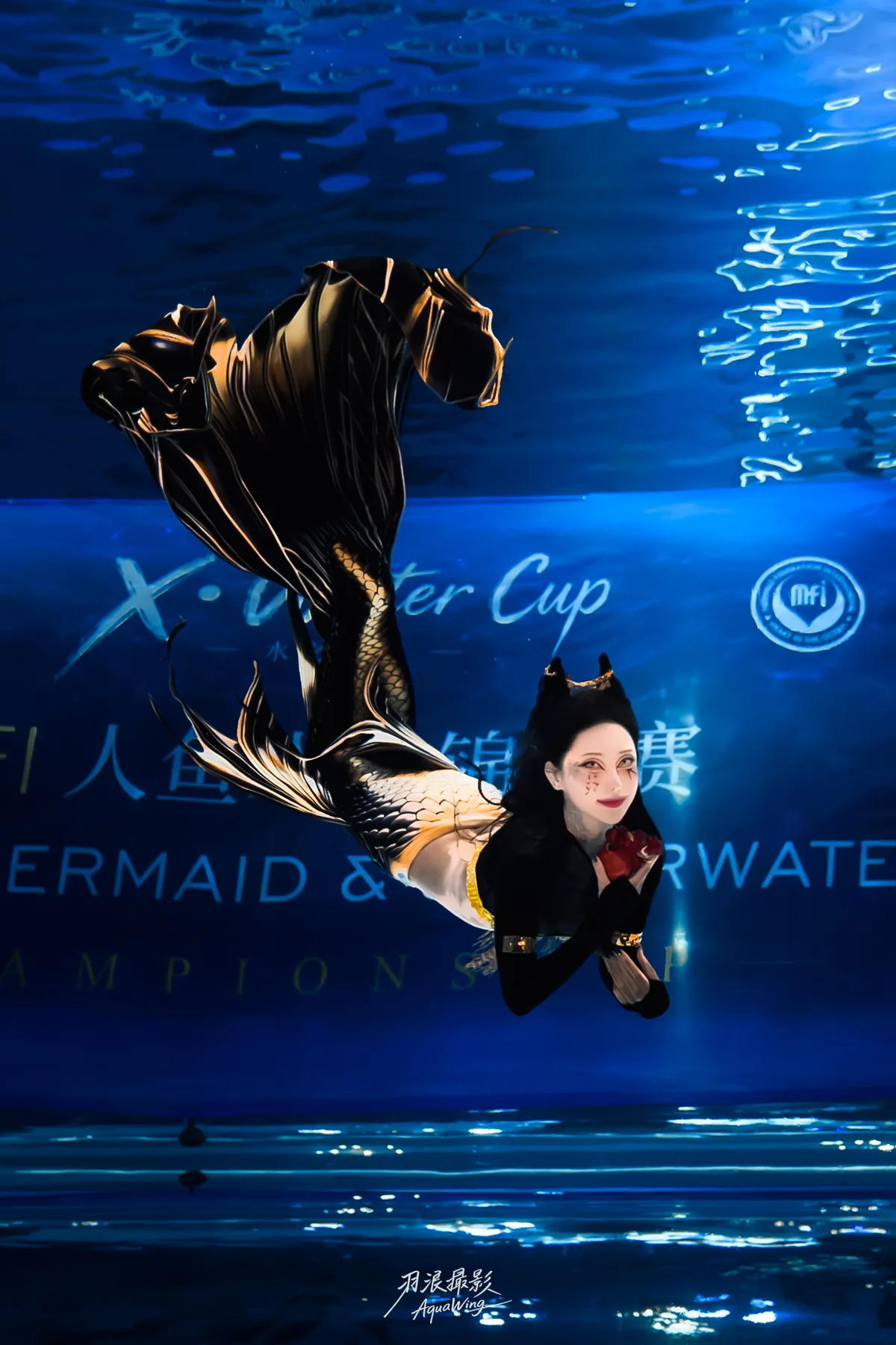 CrazyNioNio — 人魚水舞錦標賽選手水下人像攝影